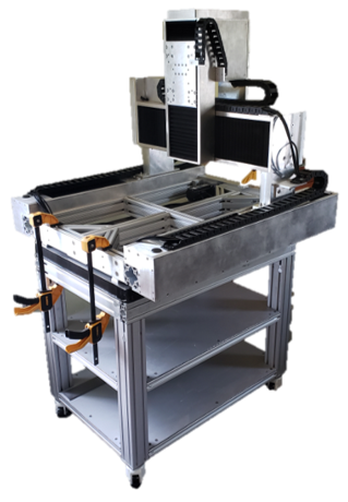Enclosed CNC machine