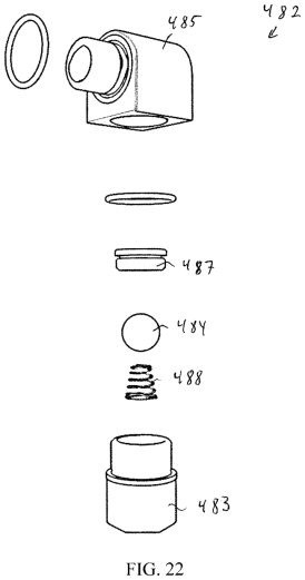 Vacuum valve patent illustration